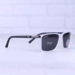 عینک آفتابی مردانه ری بن فریم سفید پلاریزه RB 4347/2 - Image 4
