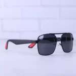 عینک آفتابی ری بن فراری فریم مشکی پلاریزه RB 43889/2 - Image 4