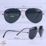 عینک آفتابی ری بن فراری مردانه فریم خلبانی مشکی 23001/1 - Image 2