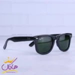 عینک آفتابی ری بن زنانه مشکی شیشه سبز RB R2140/1S - Image 4
