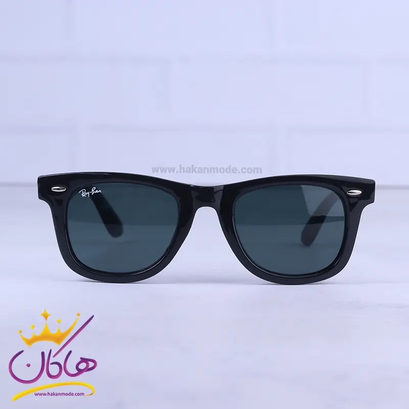 Ray-ban-highcopy-sunglasses-code-RB-2140.2s1.webp عینک آفتابی ری بن زنانه مشکی فریم ویفرر RB R2140/2S - Image 1