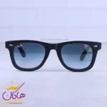 عینک آفتابی ری بن زنانه مشکی شیشه آبی RB R2140/3S