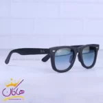 عینک آفتابی ری بن زنانه مشکی شیشه آبی RB R2140/3S - Image 4