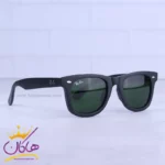 عینک آفتابی ری بن زنانه مشکی شیشه سبز RB R2140/4S - Image 4