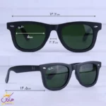 عینک آفتابی ری بن زنانه مشکی شیشه سبز RB R2140/4S - Image 2