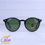 عینک آفتابی ریبن فریم گرد شیشه سبز RB 2180/1