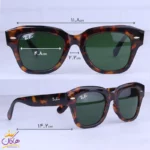 عینک آفتابی زنانه ری بن فریم ویفرر پلنگی RB 2186N/2 - Image 2