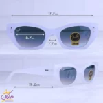عینک آفتابی ری بن فریم سفید گربه ای RB 4430/2 - Image 2