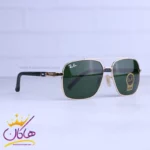 عینک آفتابی ری بن مردانه فلزی طلایی خلبانی RB 5223/1 - Image 4