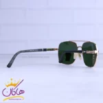 عینک آفتابی ری بن مردانه فلزی طلایی خلبانی RB 5223/1 - Image 3
