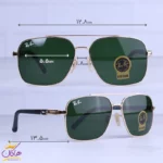 عینک آفتابی ری بن مردانه فلزی طلایی خلبانی RB 5223/1 - Image 2