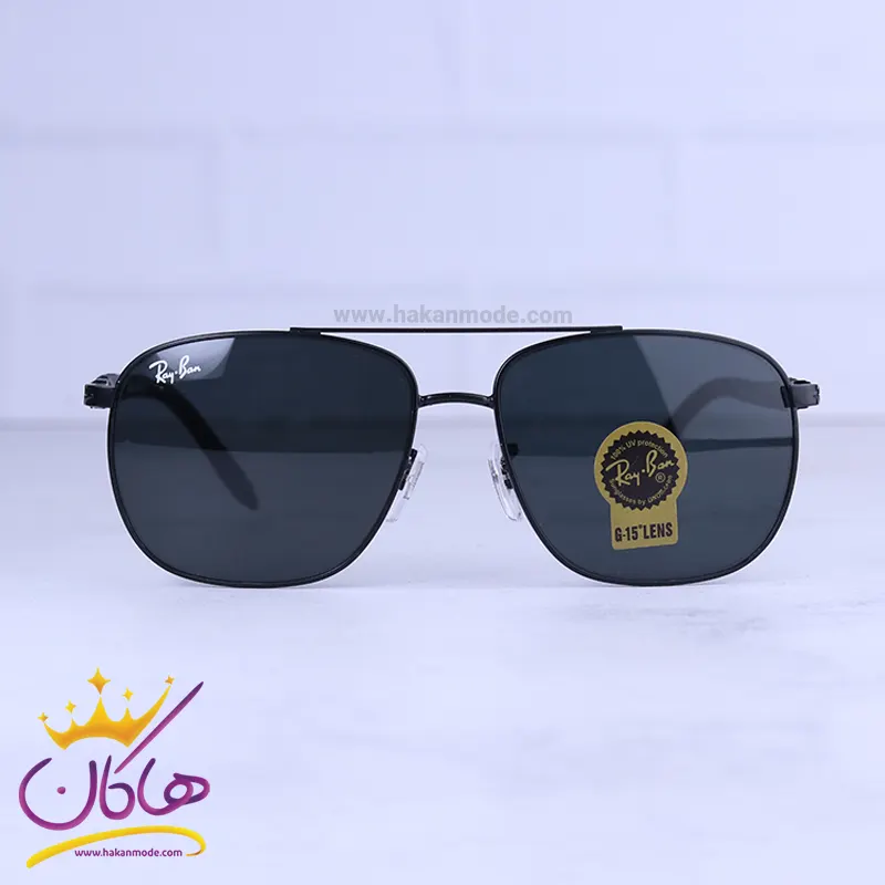 Ray-ban-highcopy-sunglasses-code-RB-5701.11.webp عینک آفتابی ری بن مردانه مشکی خلبانی RB 5701/1 - Image 1