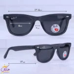 عینک آفتابی مردانه ری بن خاکستری پلاریزه RB 2140-E/2 - Image 2