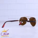 عینک آفتابی ری بن مردانه فلزی قهوه ای خلبانی RB 2402/2 - Image 4
