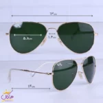 عینک آفتابی ری بن مردانه شیشه سبز خلبانی RB 3025F/2 - Image 2