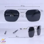 عینک آفتابی ری بن فراری مردانه فریم مربع سفید RB 3697/3 - Image 2