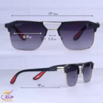 عینک آفتابی ری بن فراری مردانه فریم مربع مشکی RB 3697/4 - Image 2