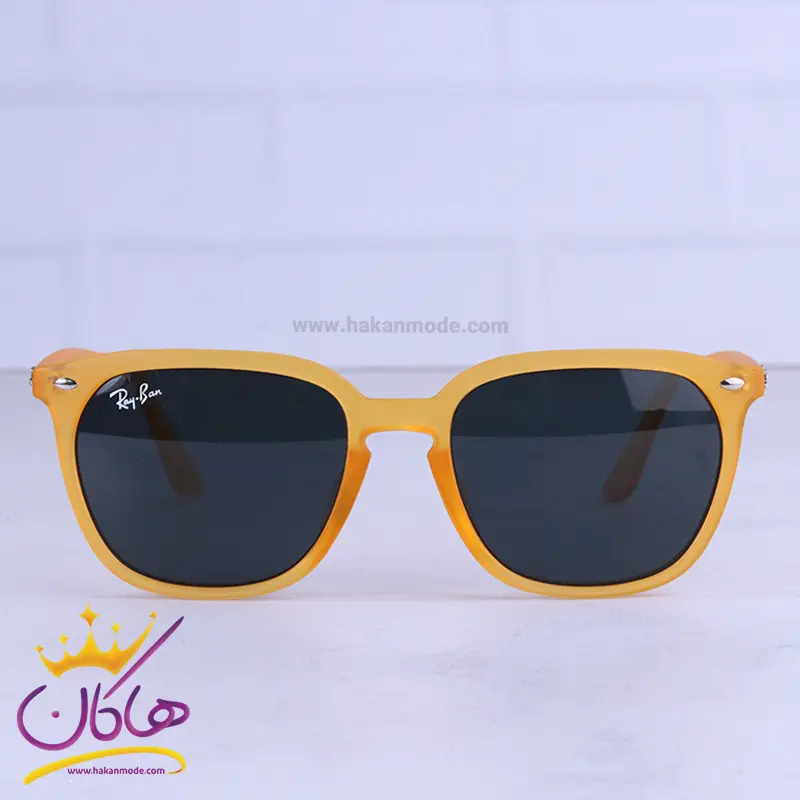 Ray-ban-highcopy-sunglasses-code-RB4362F.31.webp عینک آفتابی زنانه ری بن فریم مربع نارنجی RB 4362/3 - Image 1