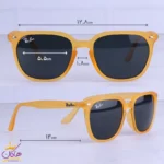 عینک آفتابی زنانه ری بن فریم مربع نارنجی RB 4362/3 - Image 2