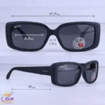 عینک آفتابی مردانه ری بن فریم مشکی پلاریزه RB 4389/1 - Image 2