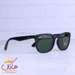 عینک آفتابی زنانه ری بن مشکی شیشه سبز RB 43901/1 - Image 4