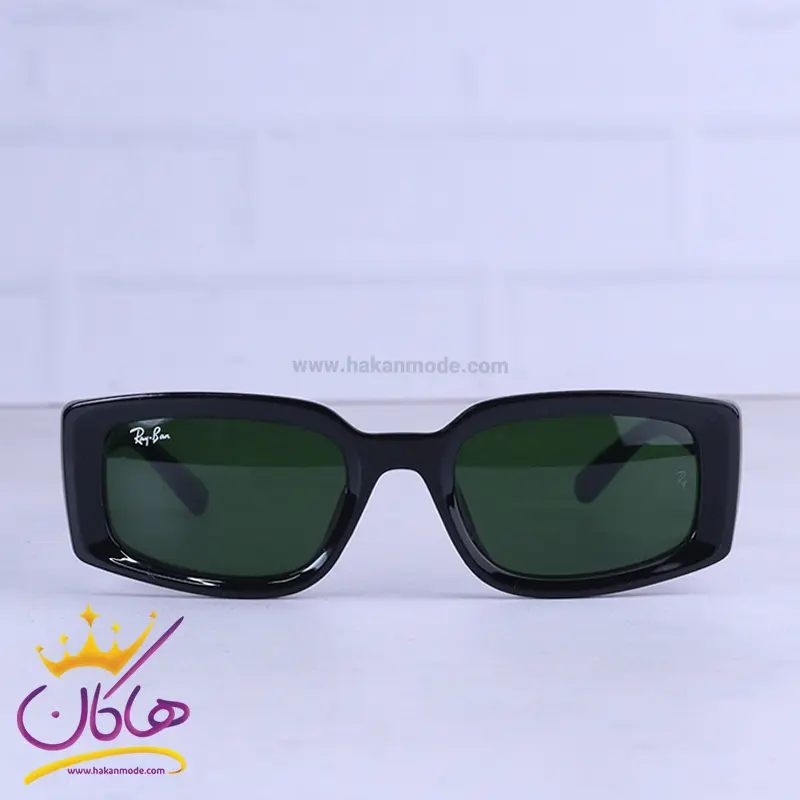 Ray-ban-highcopy-sunglasses-code-RB4395F.11.webp عینک آفتابی زنانه ری بن مشکی عدسی سبز RB 4395F/1 - Image 1