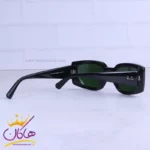 عینک آفتابی زنانه ری بن مشکی عدسی سبز RB 4395F/1 - Image 3