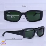عینک آفتابی زنانه ری بن مشکی عدسی سبز RB 4395F/1 - Image 2