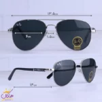 عینک آفتابی ری بن مردانه فلزی فریم خلبانی RB 4854/4 - Image 2