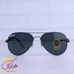 عینک آفتابی ری بن مردانه فلزی مشکی خلبانی RB 5118/1