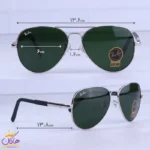 عینک آفتابی ری بن مردانه فلزی فریم خلبانی RB 5229/1 - Image 2