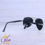 عینک آفتابی ری بن مردانه نقره ای شیشه مشکی RB 5289/1 - Image 3