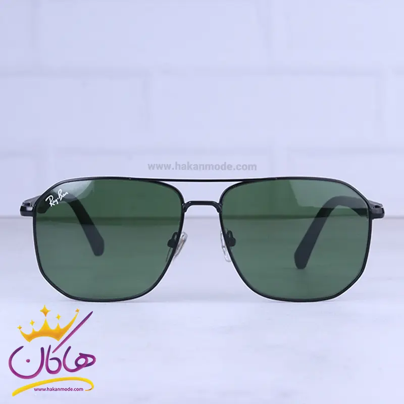 Ray-ban-highcopy-sunglasses-code-RB5708.11.webp عینک آفتابی ری بن مردانه مشکی شیشه سبز RB 5708/2 - Image 1