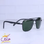 عینک آفتابی مردانه ری بن مشکی شیشه سبز RB 5712/3 - Image 4
