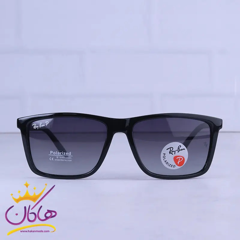 Ray-ban-highcopy-sunglasses-code-RB8012.11.webp عینک آفتابی مردانه ری بن پلاریزه مشکی RB 8012/1 - Image 1