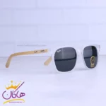 عینک آفتابی مردانه ری بن فریم سفید مات RB 8306/1 - Image 4