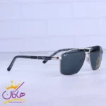 عینک آفتابی ری بن مردانه فلزی شیشه مشکی RB 9713/2 - Image 4
