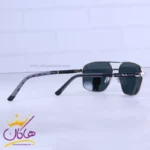 عینک آفتابی ری بن مردانه فلزی شیشه مشکی RB 9713/2 - Image 3