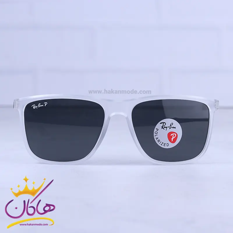 Ray-ban-highcopy-sunglasses-code-WE8385.21.webp عینک آفتابی مردانه ری بن فریم مستطیل سفید WG 8385/2 - Image 1