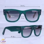 عینک آفتابی ری بن زنانه فریم سبز استیت RB 0840S/2 - Image 2