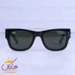 عینک آفتابی ری بن زنانه مشکی شیشه سبز RB 0840 S/1