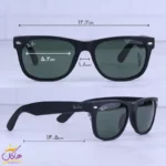 عینک آفتابی ری بن زنانه مشکی شیشه سبز RB 2132-52/1 - Image 2