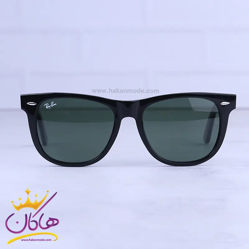 Ray-ban-sunglasses-code-RB-2140-54.11.webp عینک آفتابی ری بن زنانه مشکی شیشه سبز RB 2140-54/1 - Image 1