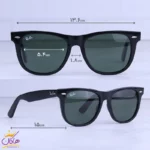 عینک آفتابی ری بن زنانه مشکی شیشه سبز RB 2140-54/1 - Image 2