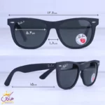 عینک آفتابی ری بن مشکی پلاریزه RB2140 - Image 2