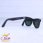 عینک آفتابی ری بن مشکی شیشه سبز پلاریزه RB2140 - Image 4