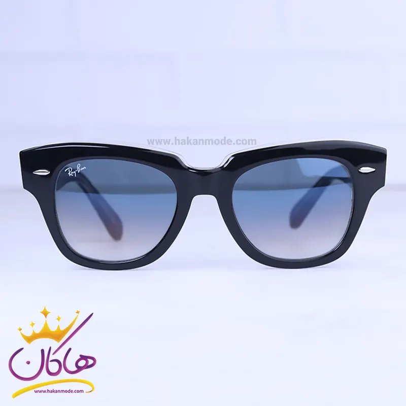 Ray-ban-sunglasses-code-RB-2186-navy-black1.webp عینک آفتابی ری بن مشکی استیت RB2186 - Image 1
