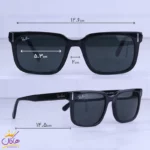 عینک آفتابی ری بن زنانه فریم مستطیل مشکی RB 2190/1 - Image 2