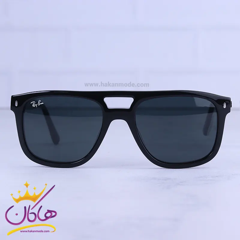 Ray-ban-sunglasses-code-RB-2213.11.webp عینک آفتابی ری بن زنانه فریم مستطیل مشکی RB 2213/1 - Image 1