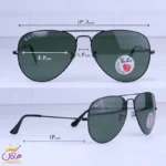 عینک آفتابی ری بن مردانه فریم خلبانی مشکی RB 3026/20 - Image 2